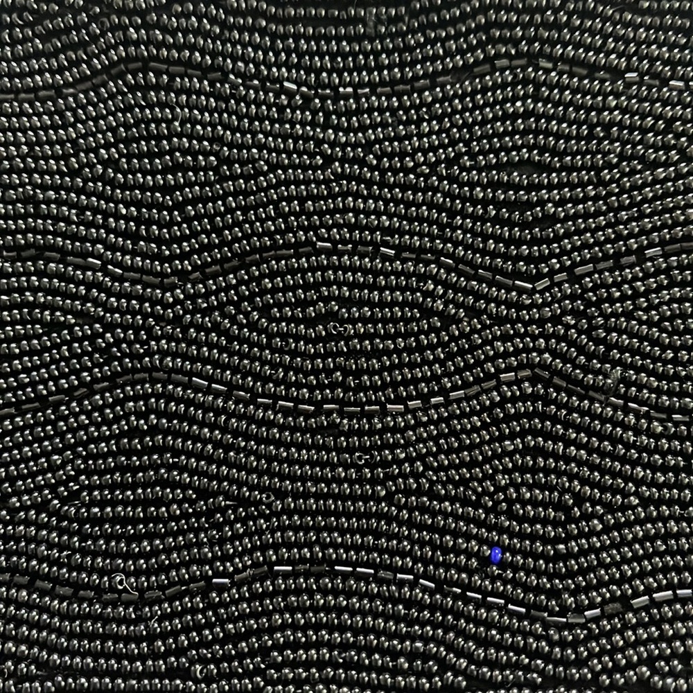Black Beaded Evening Bag - Picture 2 of 11